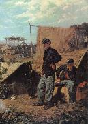 Winslow Homer Si nostalgia cut oil painting